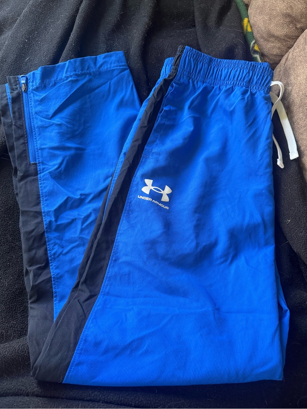 Under Armour Blue and Black Kids' Athletic Joggers